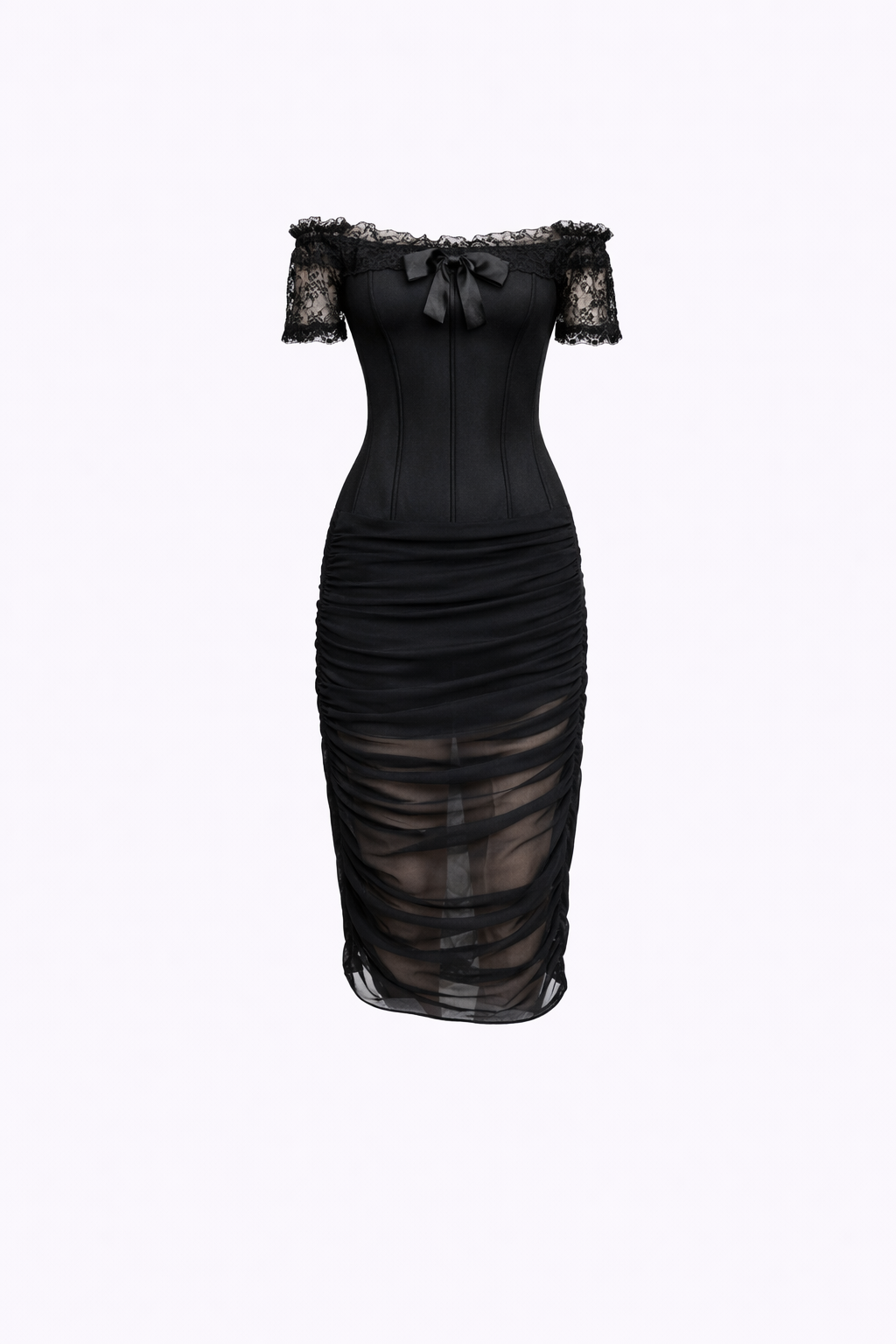 Black Velvet Lace Muse Set