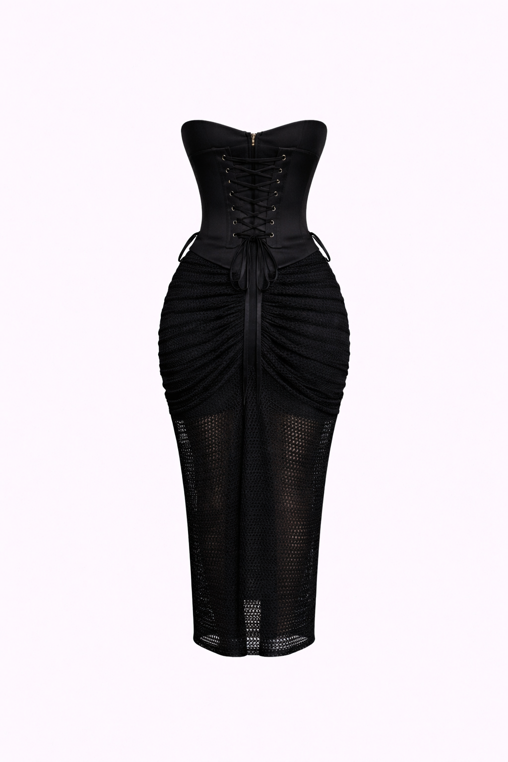 Obsidian Siren Corset Gown Set